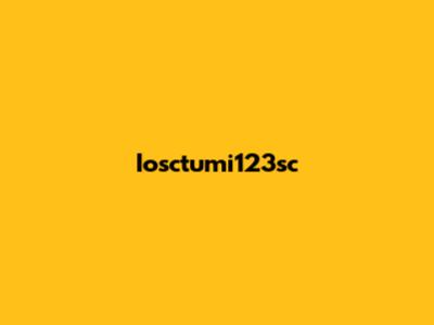  Iosctumi123sc 