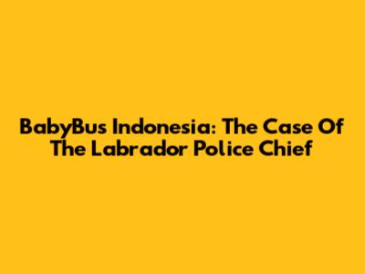 BabyBus Indonesia: The Case Of The Labrador Police Chief