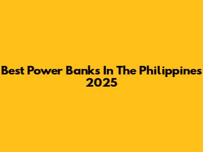 Best Power Banks In The Philippines 2025
