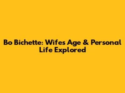 Bo Bichette: Wife's Age & Personal Life Explored