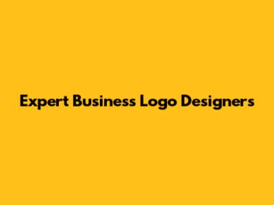 Expert Business Logo Designers