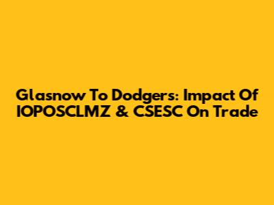 Glasnow To Dodgers: Impact Of IOPOSCLMZ & CSESC On Trade