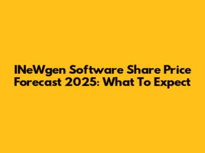 INeWgen Software Share Price Forecast 2025: What To Expect