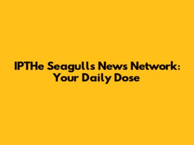 IPTHe Seagulls News Network: Your Daily Dose