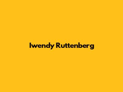 Iwendy Ruttenberg