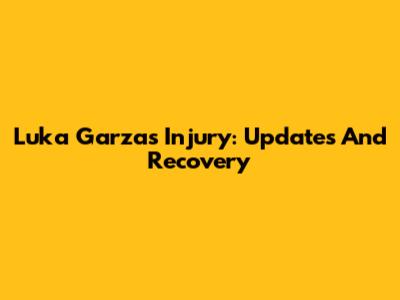 Luka Garza's Injury: Updates And Recovery