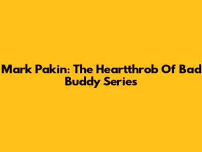 Mark Pakin: The Heartthrob Of Bad Buddy Series