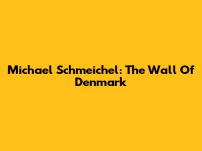 Michael Schmeichel: The Wall Of Denmark
