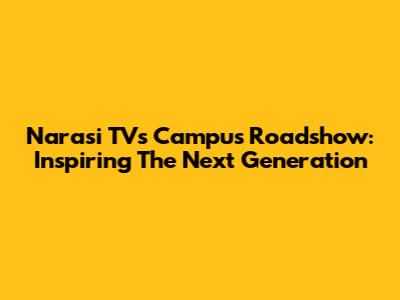 Narasi TV's Campus Roadshow: Inspiring The Next Generation