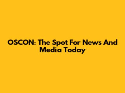 OSCON: The Spot For News And Media Today