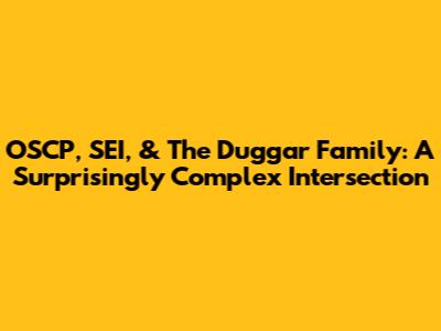 OSCP, SEI, & The Duggar Family: A Surprisingly Complex Intersection