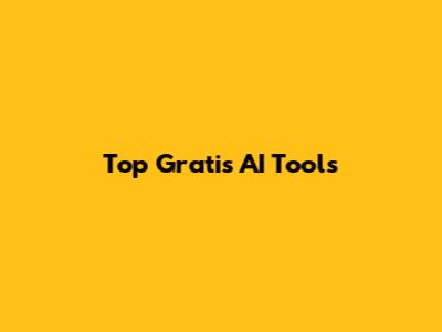 Top Gratis AI Tools