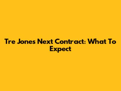 Tre Jones' Next Contract: What To Expect