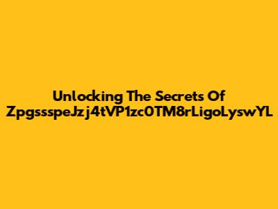 Unlocking The Secrets Of ZpgssspeJzj4tVP1zc0TM8rLigoLyswYL